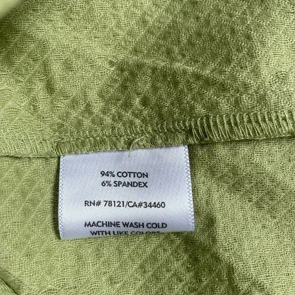 Eileen Fisher Blazer Petite Medium Women's Chic Green Elegant Jacket Beautiful - Picture 6 of 6